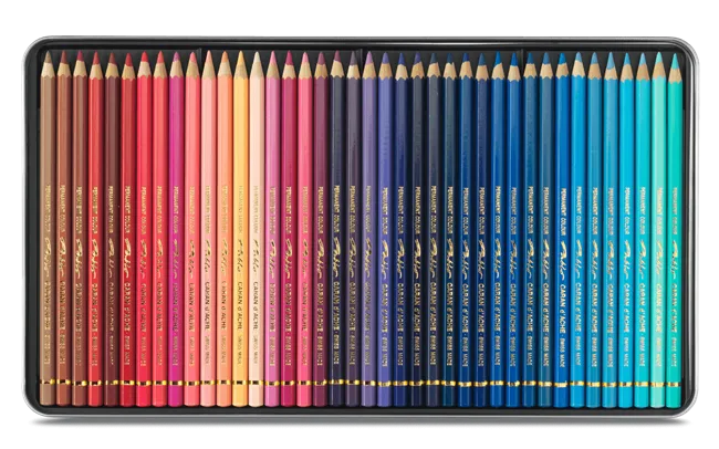 Caran d'Ache Pablo Colour Pencils, 120 Shades Metal Box