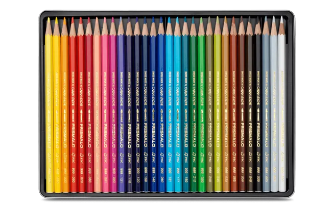 Caran d'Ache Prismalo Aquarelle Colour Pencils, 30 Shades
