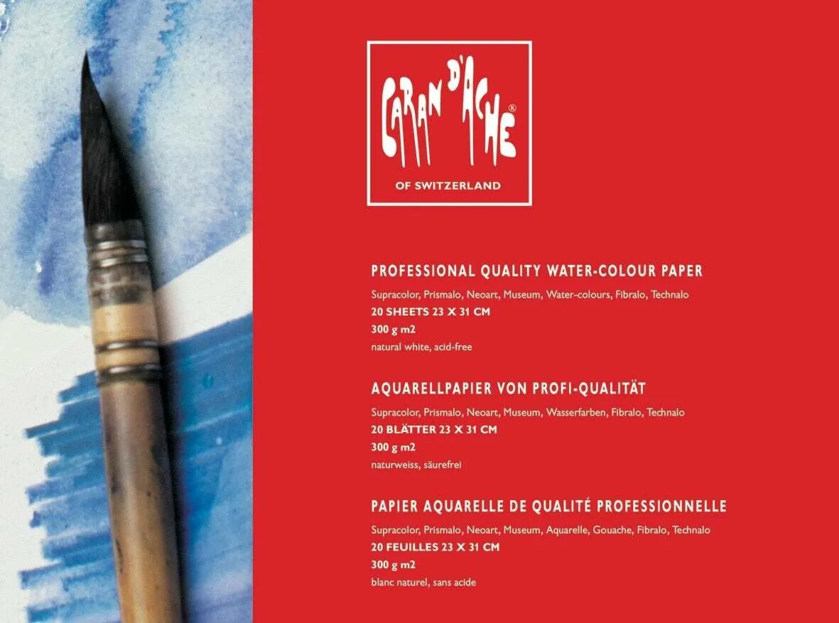 Caran d'Ache Professional Watercolour Pad, 300 gsm