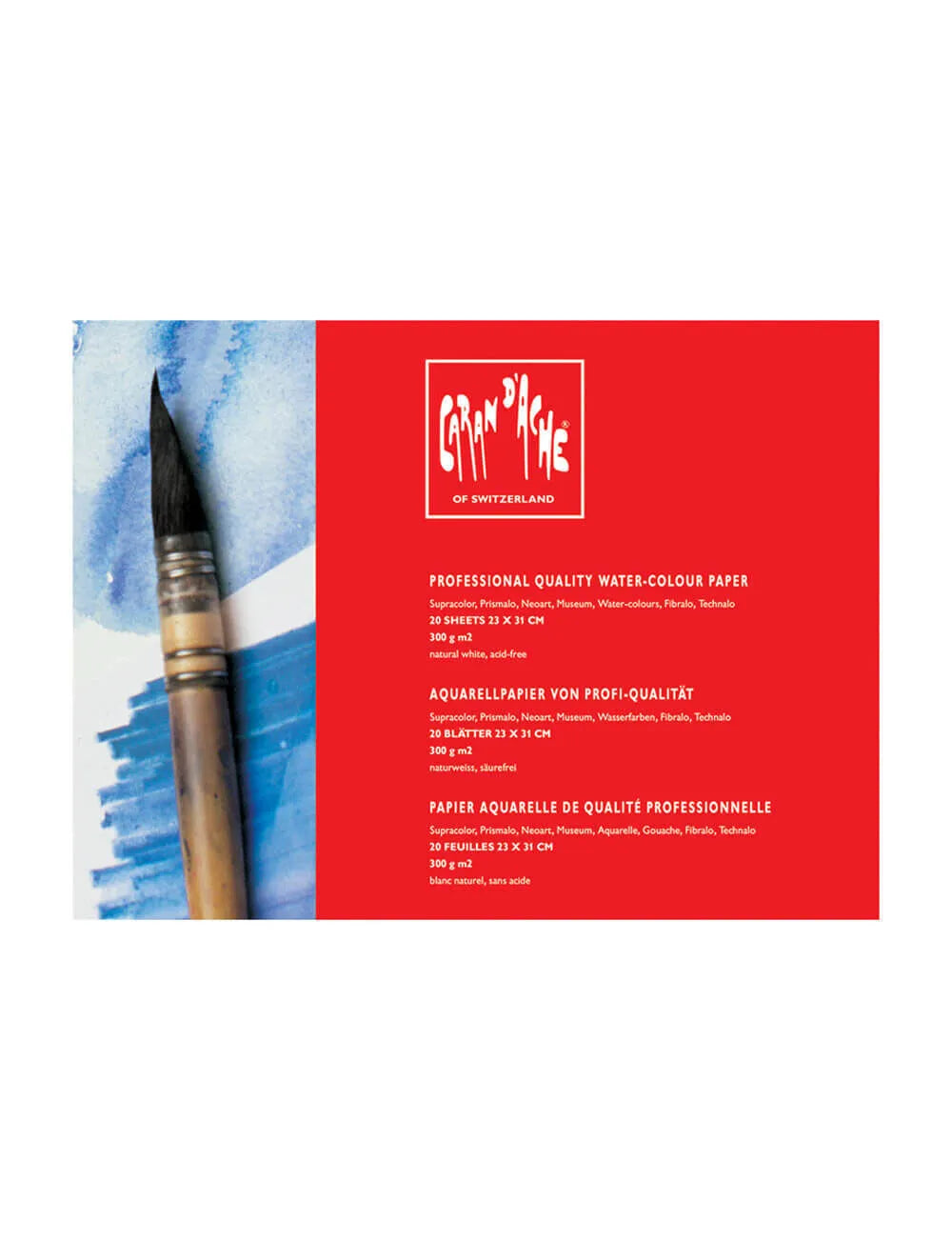 Caran d'Ache Professional Watercolour Pad, 300 gsm