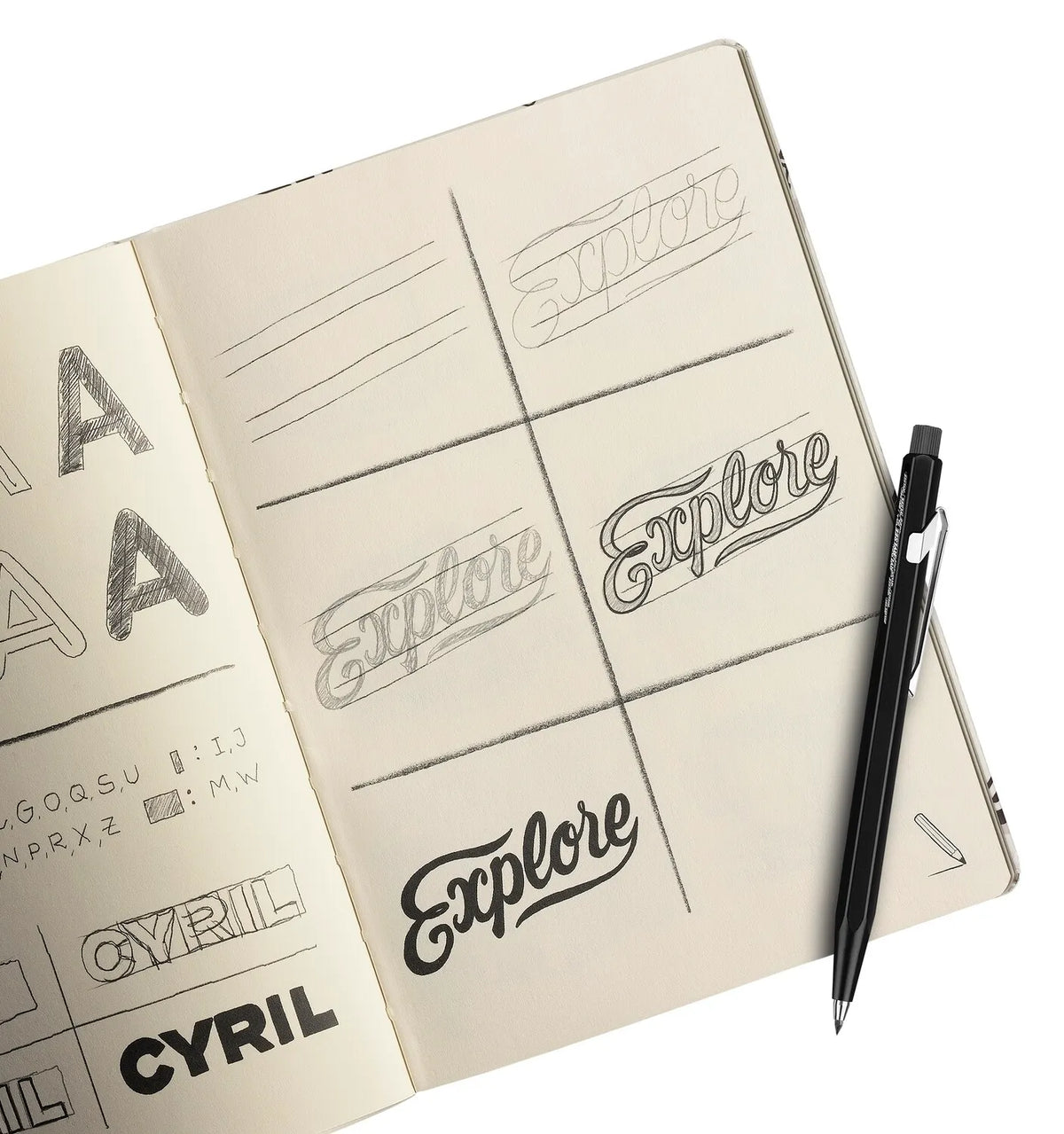 Caran d'Ache RYLSEE Sketchbook A5, 170 gsm Ivory Paper