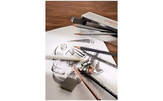 Caran d'Ache Graphite Line Sketching Set, 11 Tools