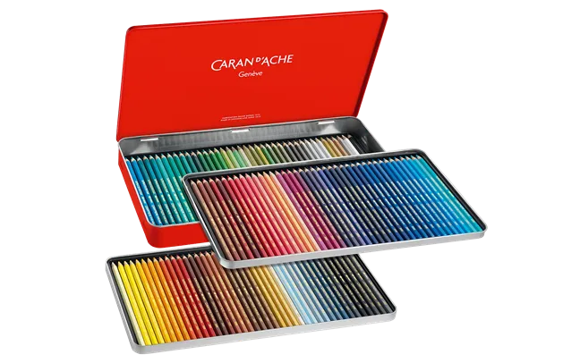 Caran d'Ache Supracolor Soft Aquarelle Pencils, 120 Shades