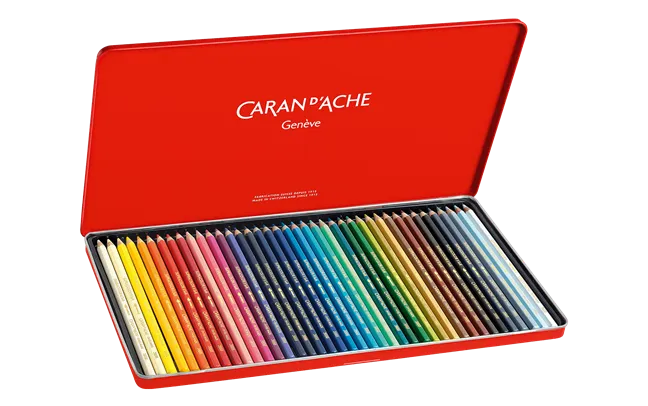 Caran d'Ache Supracolor Soft Aquarelle Pencils, 40 Shades