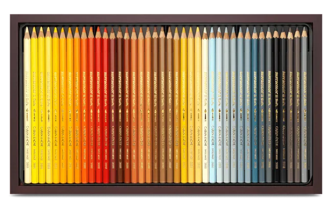 Caran d'Ache Supracolor Wooden Box, 120 Shades
