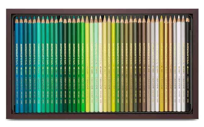 Caran d'Ache Supracolor Wooden Box, 120 Shades
