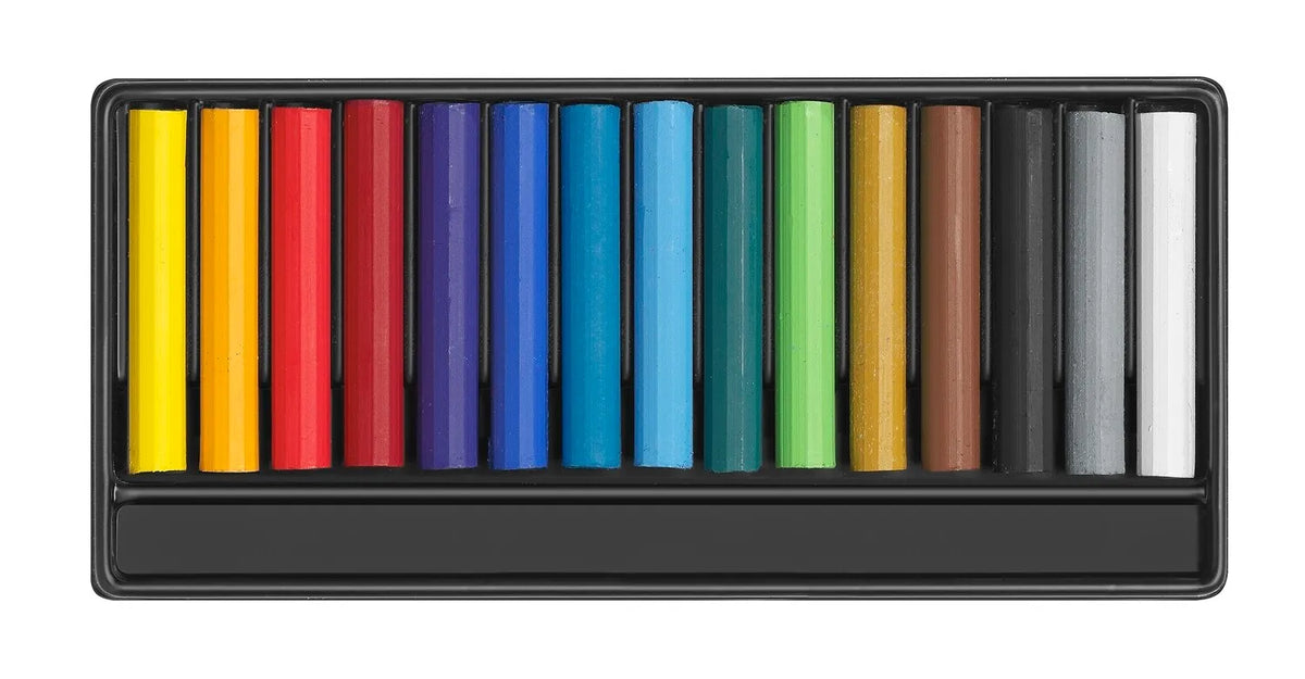 Caran d'Ache Swisscolor Wax Pastels, 15 Shades