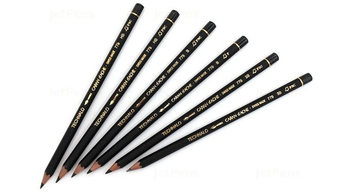 Caran d'Ache Technalo Water-Soluble Graphite Pencils