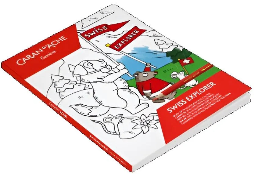 Caran d'Ache Swiss Explorer Colouring Book