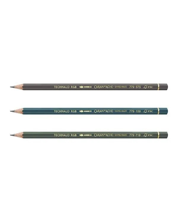 Caran d'Ache Technalo Water-Soluble Graphite Pencils