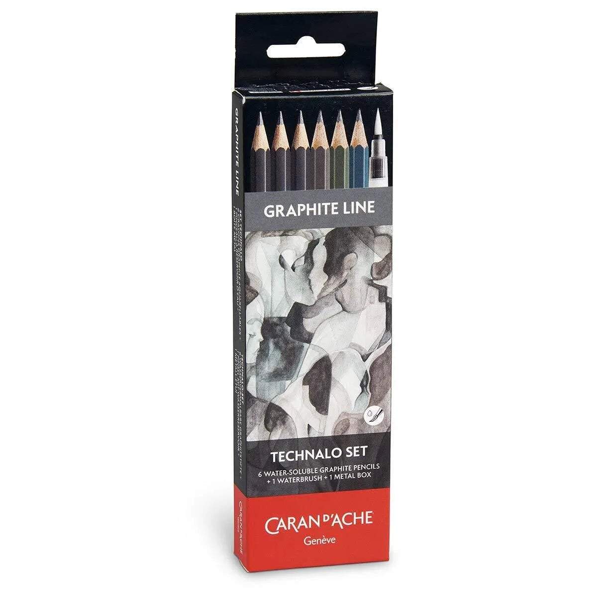 Caran d'Ache Technalo Water-Soluble Graphite Set of 7