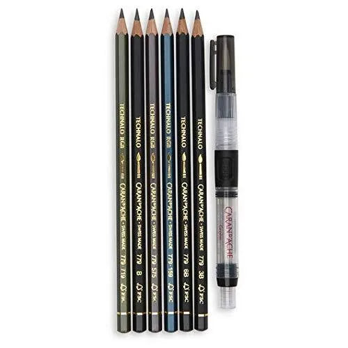 Caran d'Ache Technalo Water-Soluble Graphite Set of 7