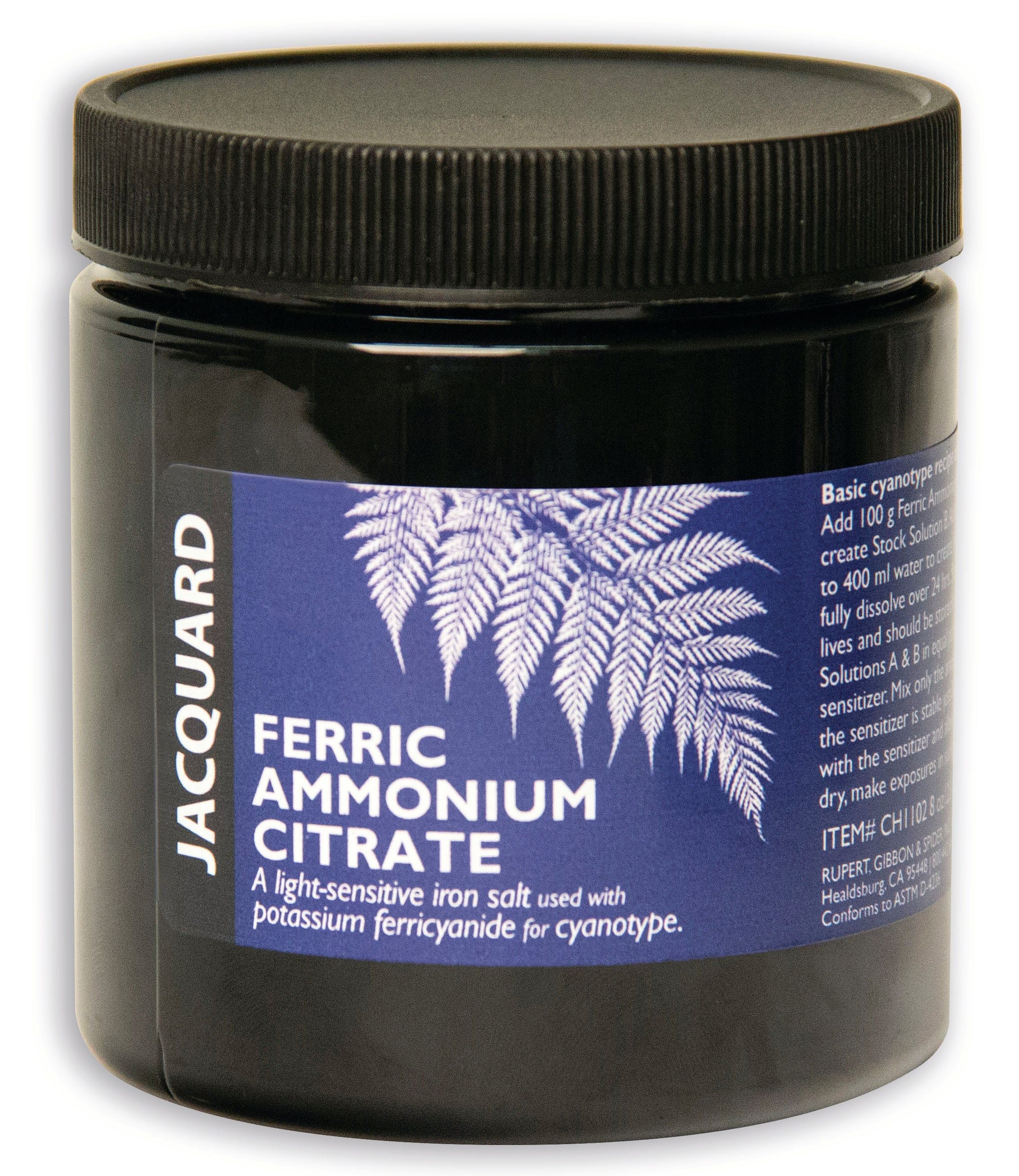 Jacquard Cyanotype Chemistry - Ferric Ammonium Citrate 8 oz/0.23 kg