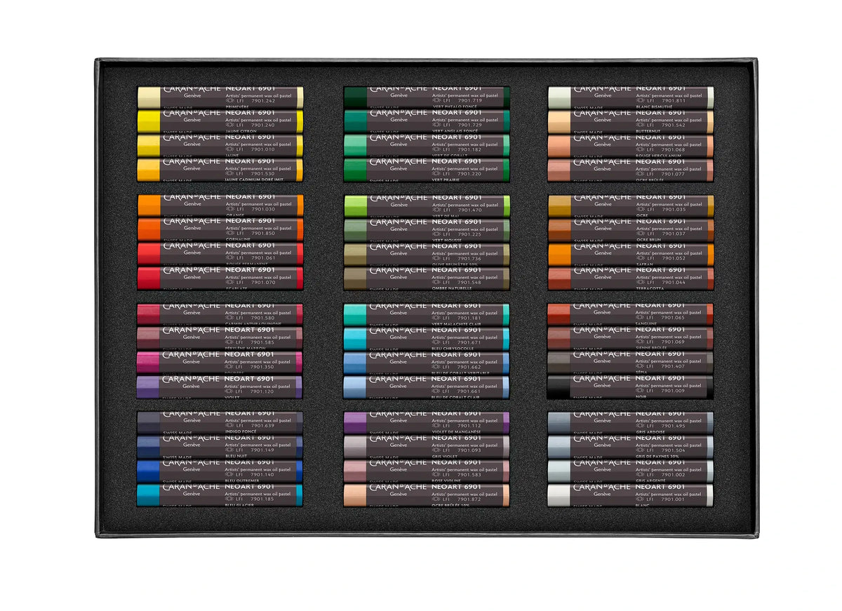 Caran d'Ache NeoArt Aquarelle Artist Wax Pastels