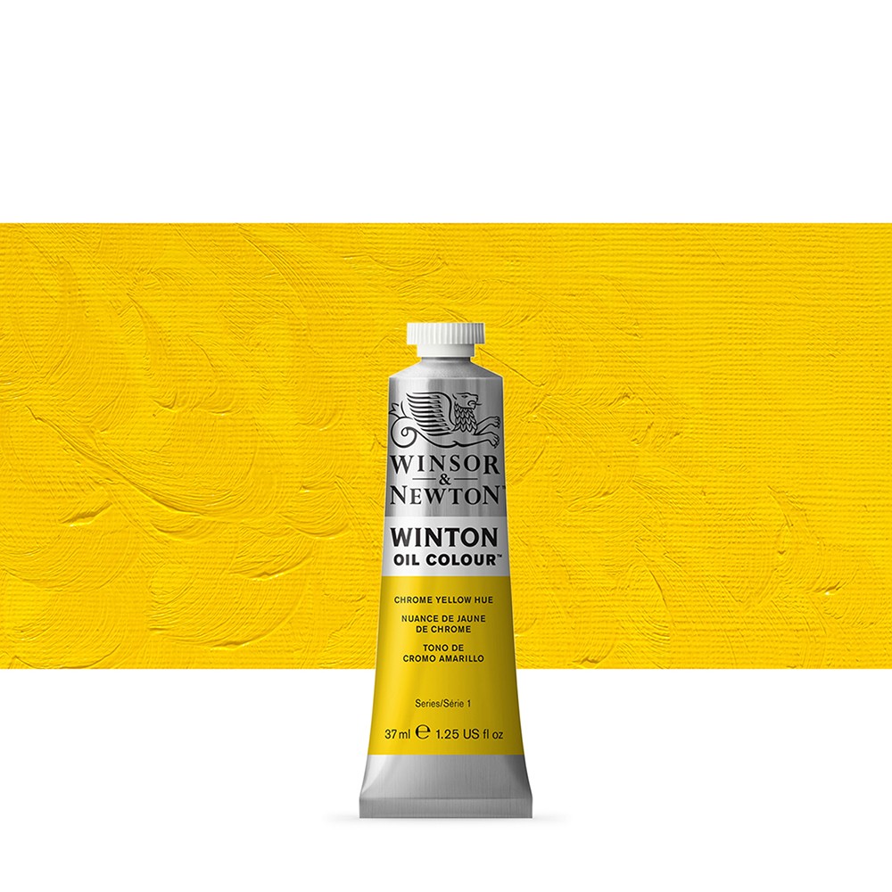 WINSOR & NEWTON : WINTON : OIL PAINT : 37ML : CHROME YELLOW HUE