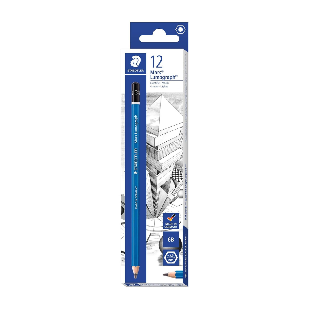 Staedtler Mars Lumograph 6B Pencil, Pack of 12
