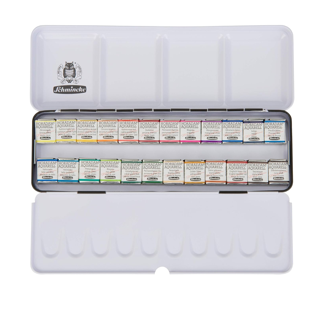 Schmincke Horadam Aquarell Watercolor Pan Set of 24