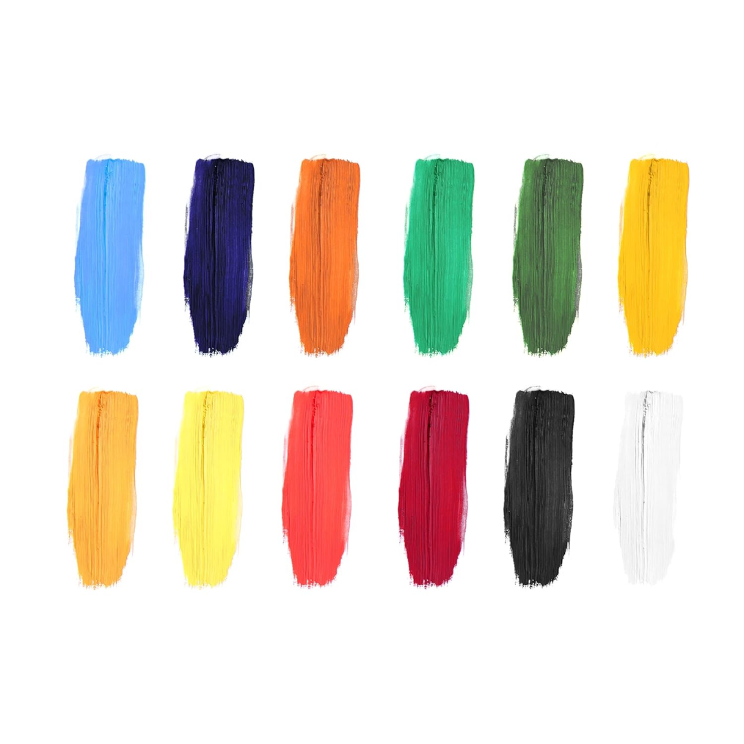 Camel  Artist  Oil  Colours  Assorted  pack  of  12  shades  in  20  ml