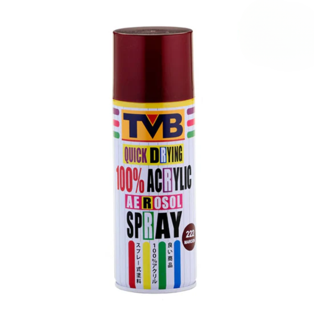 TVB Acrylic Aerosol Spray Maroon