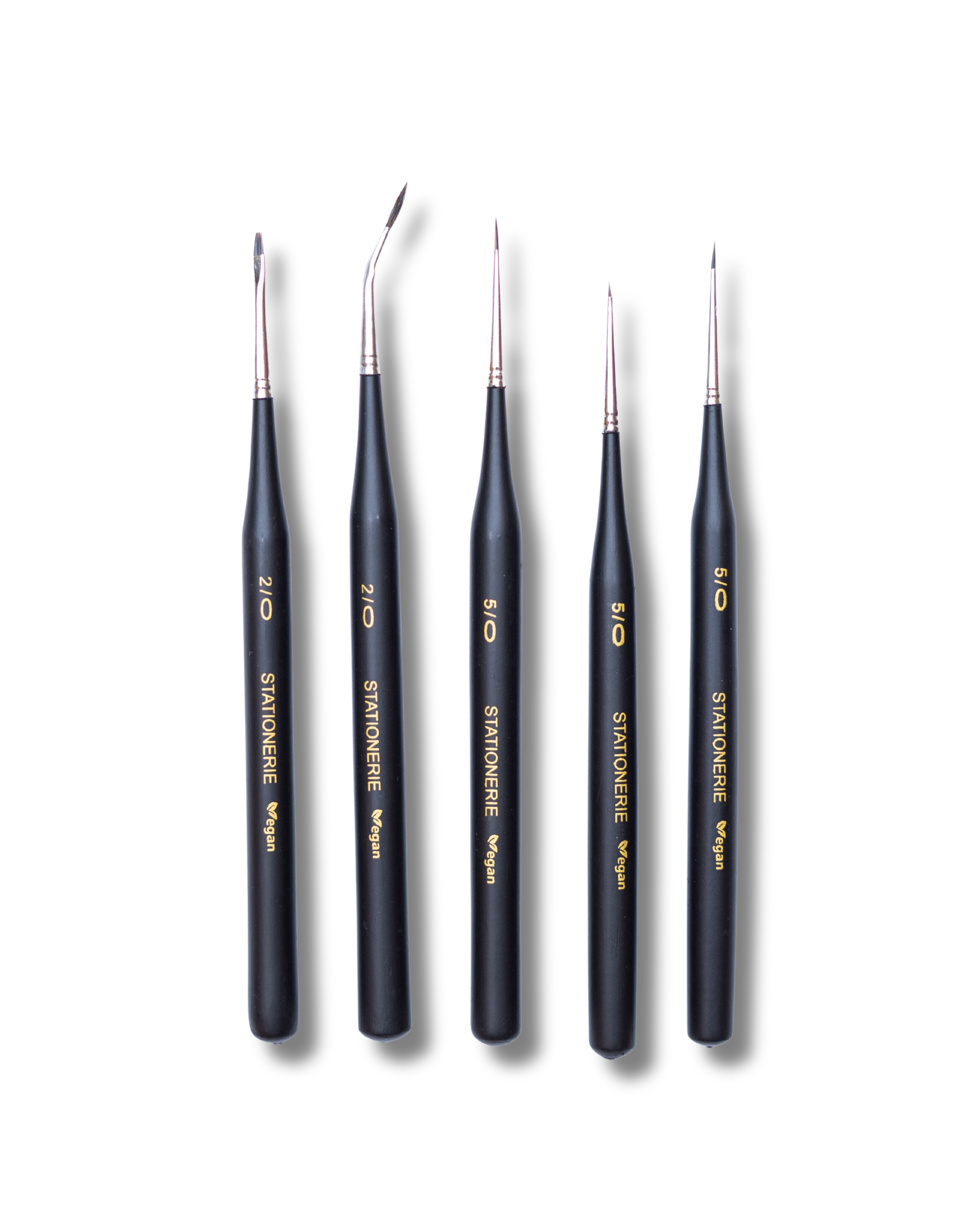 Stationerie Angled Ultramini Detailer Brush Set Of 5