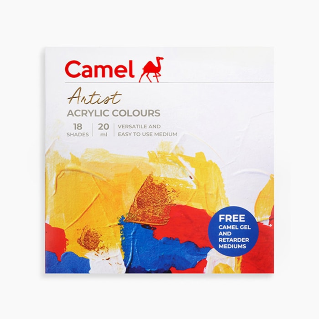 Camel Artist Acrylic Colors 18 Shades 20ml
