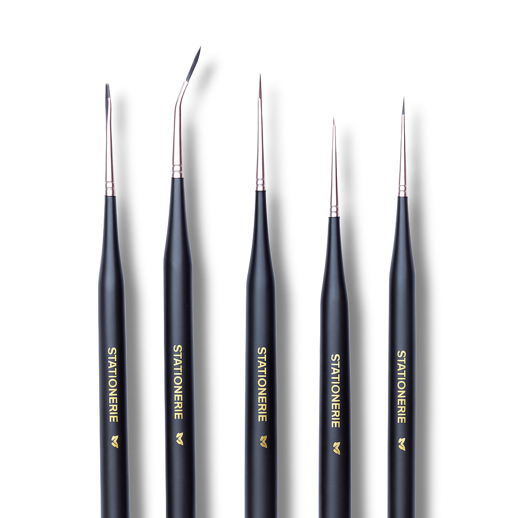 Stationerie Angled Ultramini Detailer Brush Set Of 5