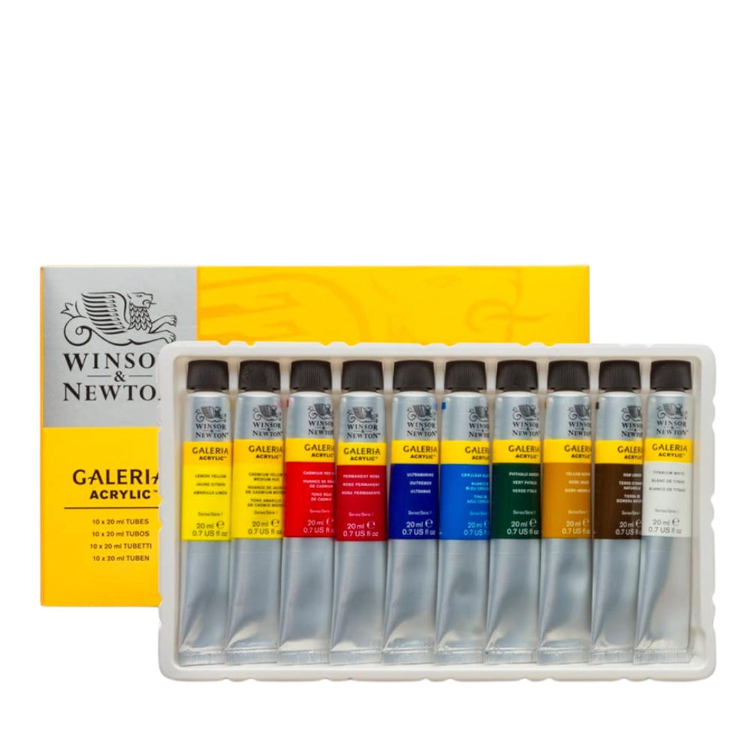 Winsor &amp; Newton Galeria Acrylic 10 x 20ml Tube
