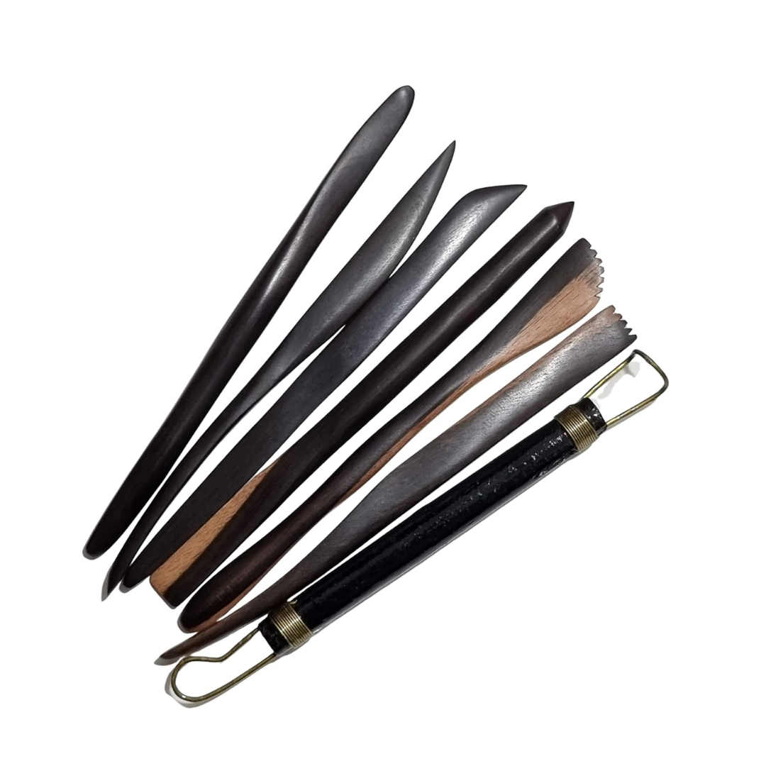 Stationerie Handmade Mini Clay Modelling Tools Of 7