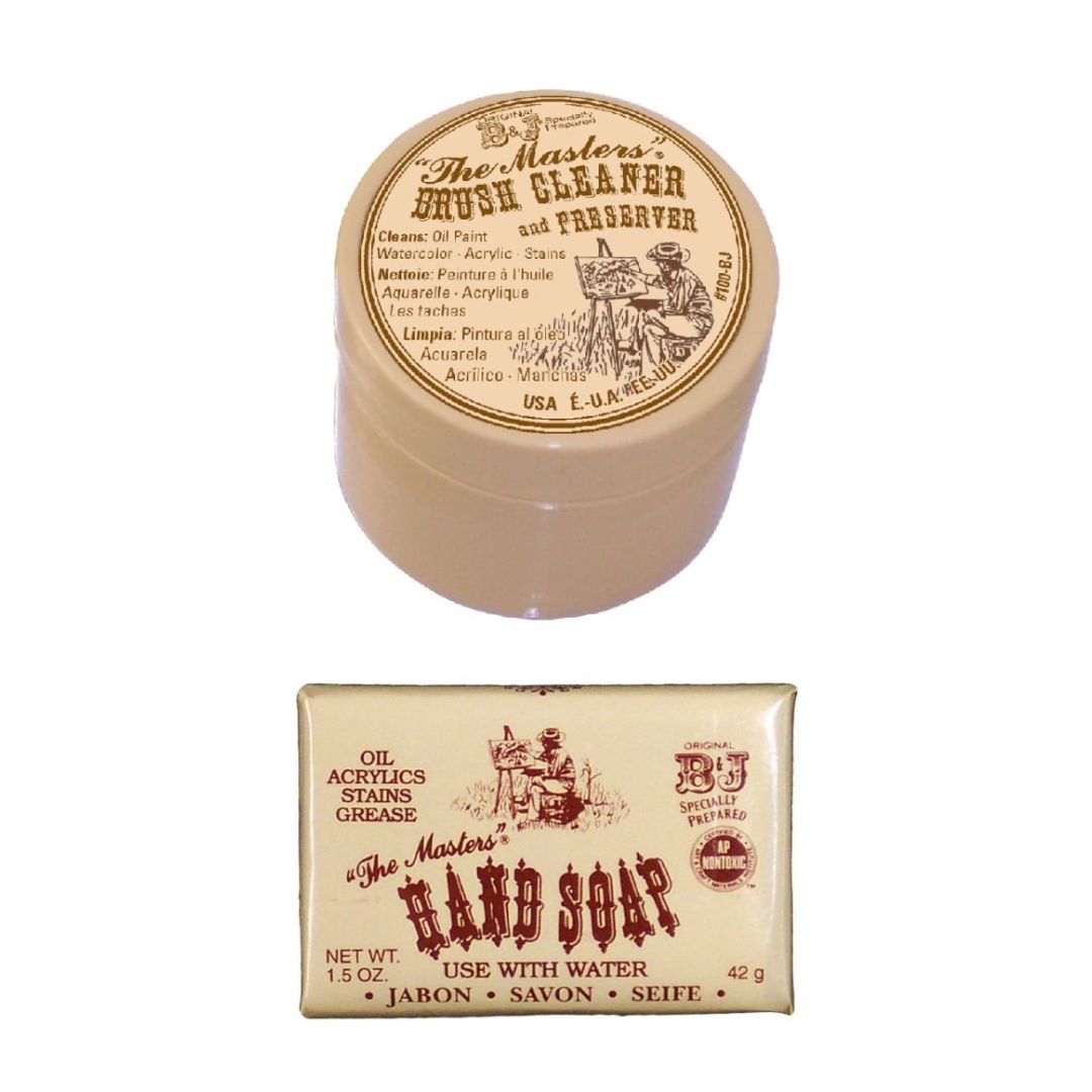 General The Masters 28.3 g 1 Brush Cleaner and Preserver with 40 gms 1 Artist Hand Soap