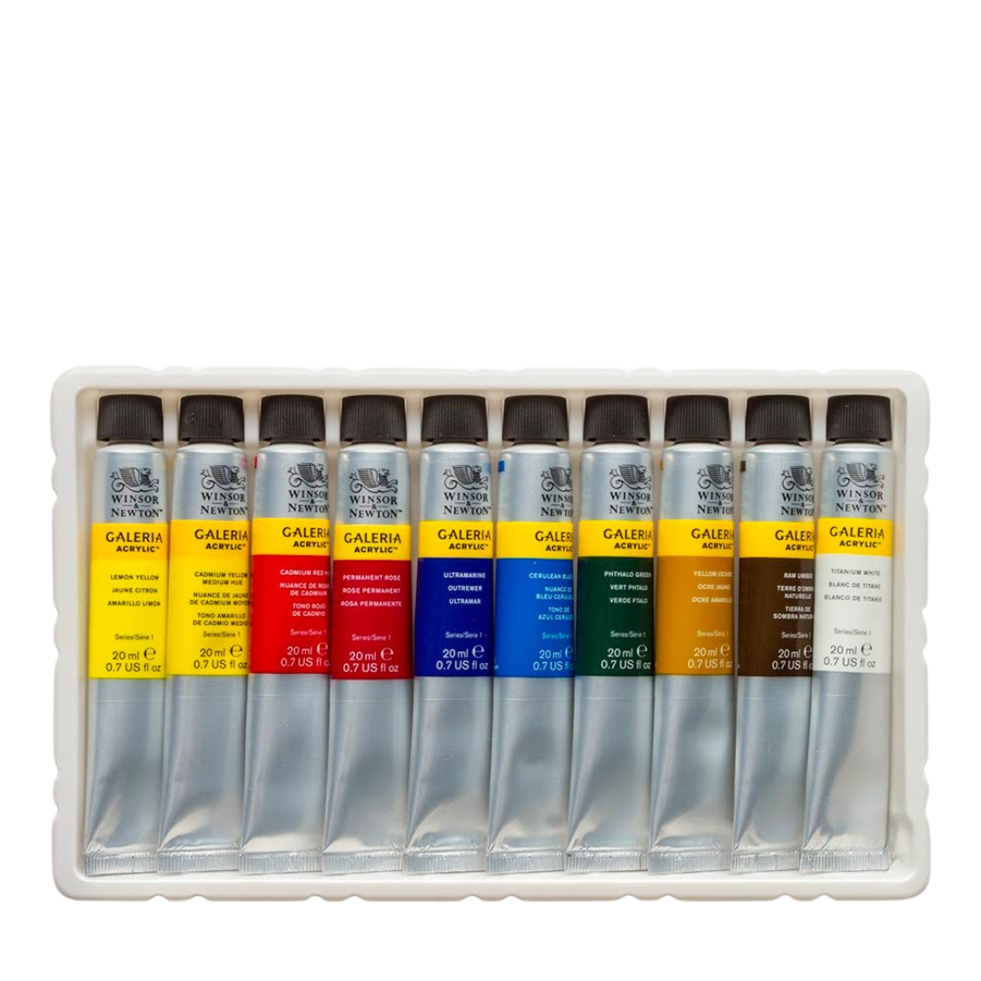 Winsor &amp; Newton Galeria Acrylic 10 x 20ml Tube