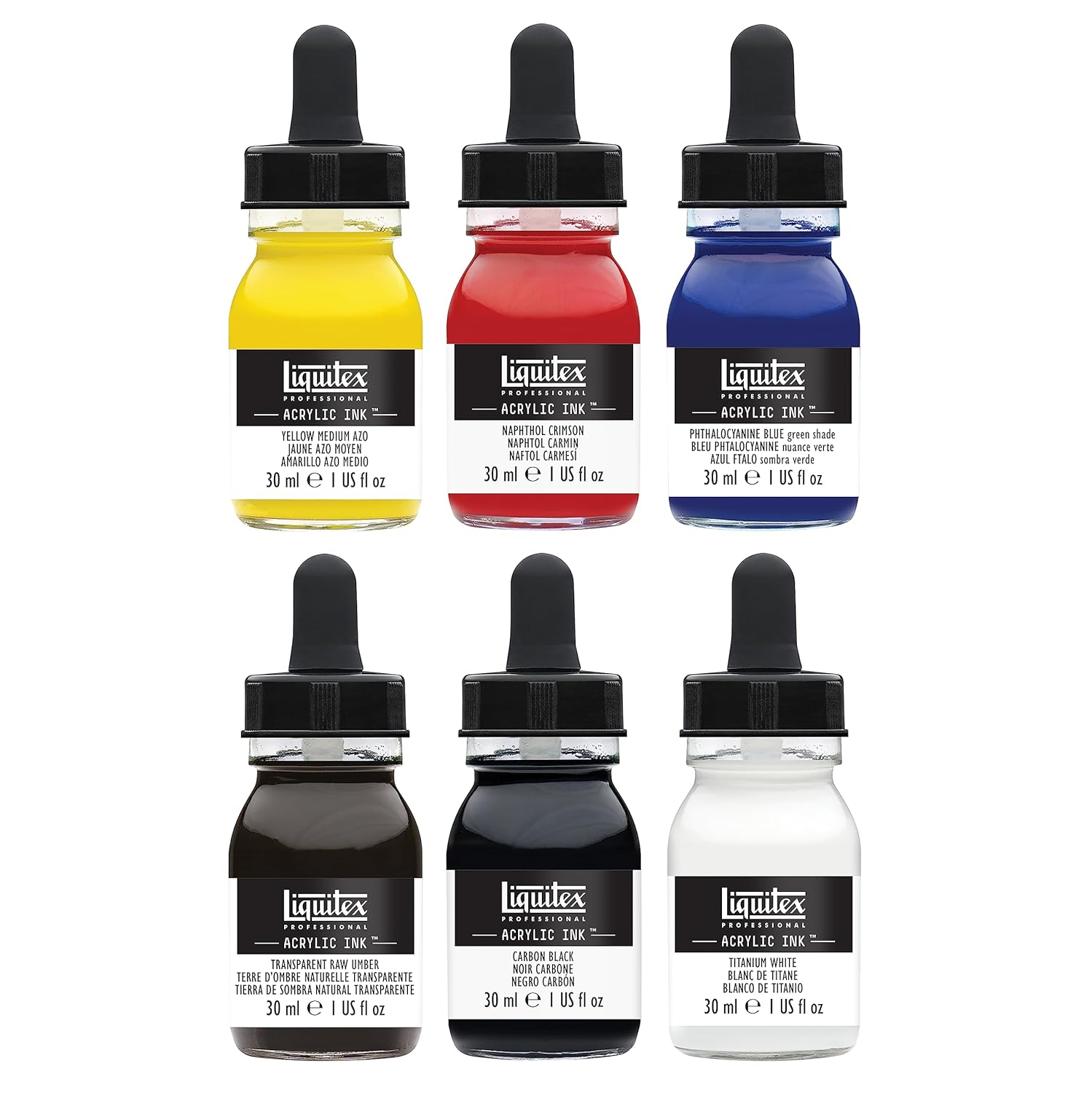 Liquitex Professional Acrylic Ink Essential Set of 6