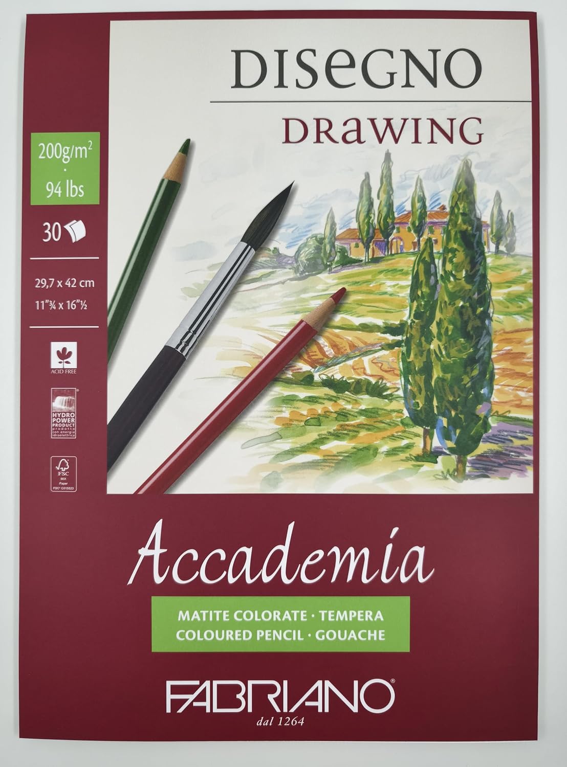 Fabriano Accademia Disegno 29,7x42cm 200 gsm
