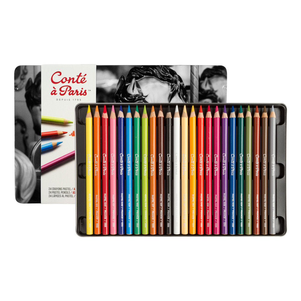 Conte Paris 24 Pastel Pencils