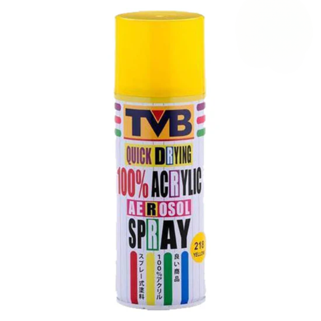 TVB Acrylic Aerosol Spray 400 ml - Fluorescent Yellow