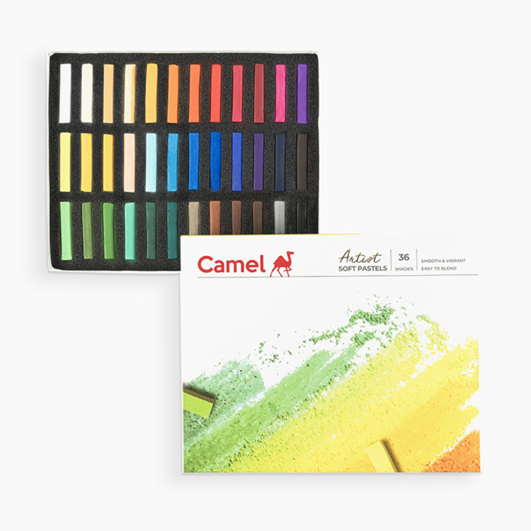 Camel  Artist  Soft  Pastels  Assorted  pack  of  36  shades