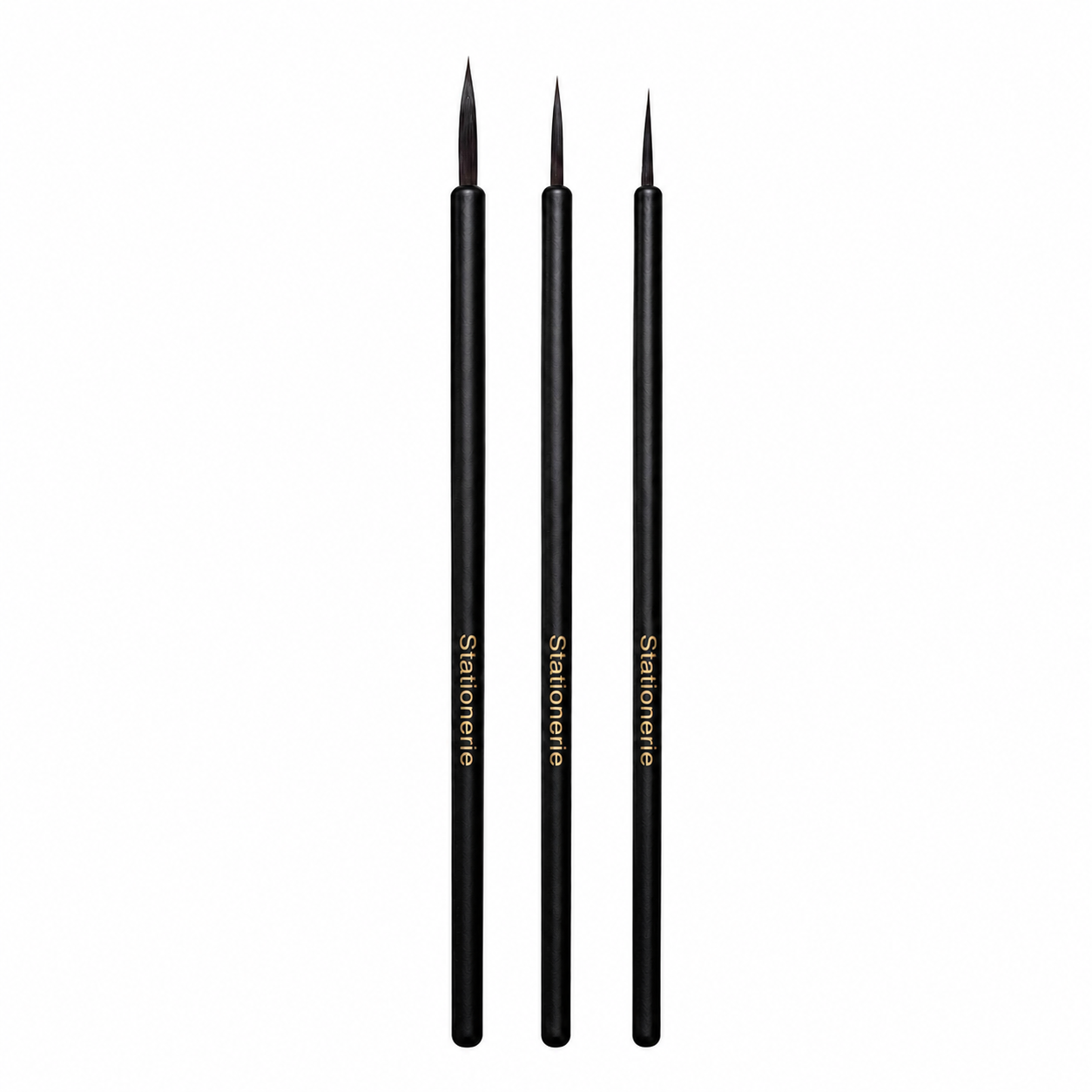Stationerie Extra Fine Paint Brush Chinese Calligraphy Brush Set of 3