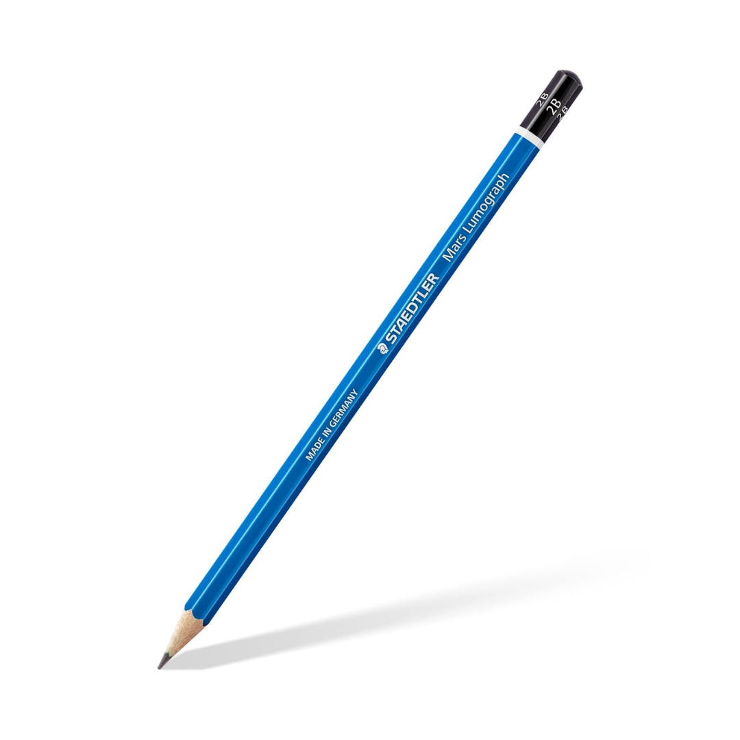 Staedtler Mars Lumograph 2B Pencil (Pack Of 12)