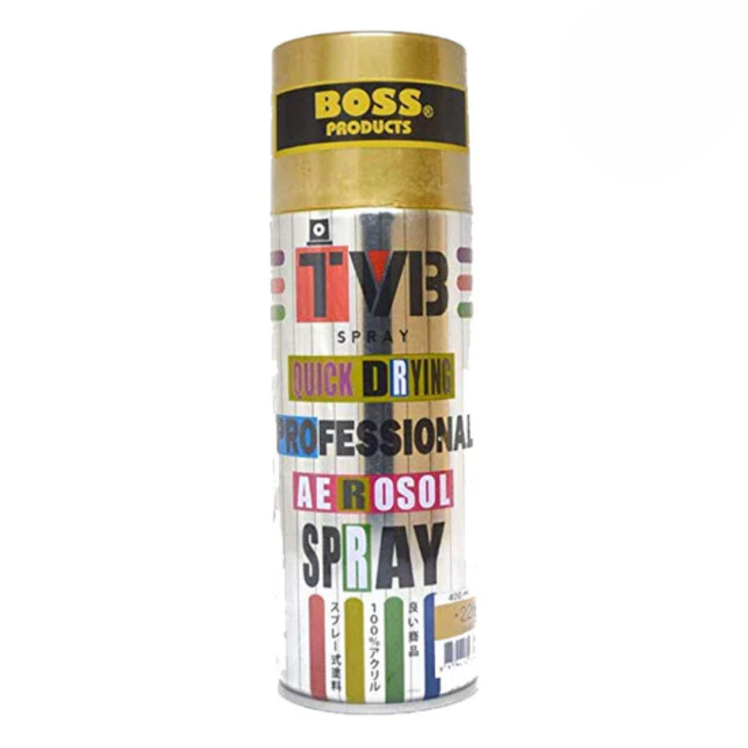 TVB Acrylic Aerosol Spray 400ml Gold