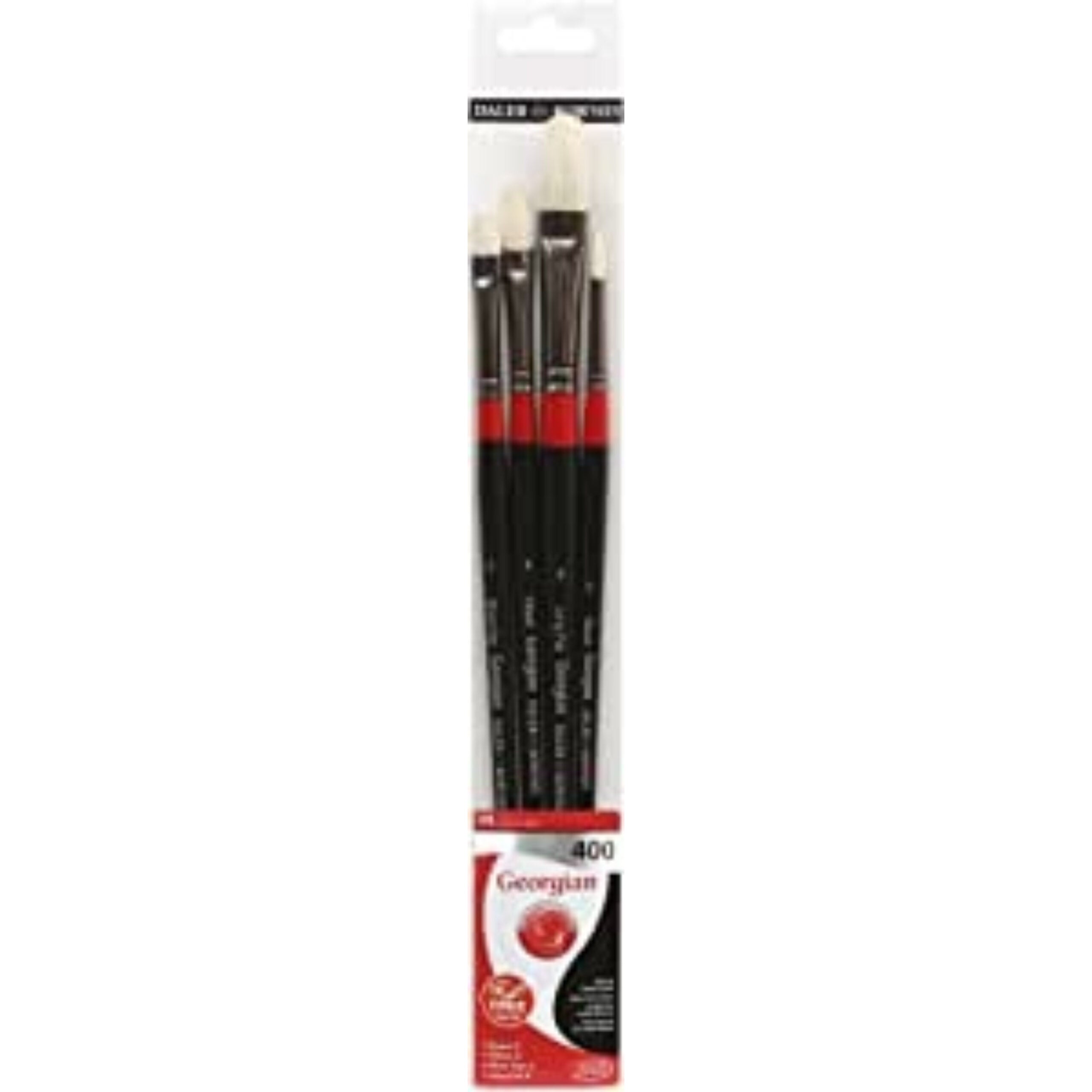 Daler Rowney Georgian LH WALLET 400 4 BRUSH SET