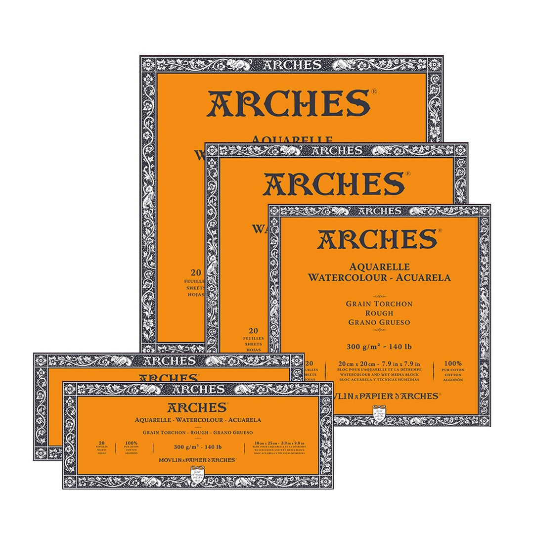 Arches Aquarelle Watercolour Block 300gsm 20 Sheets