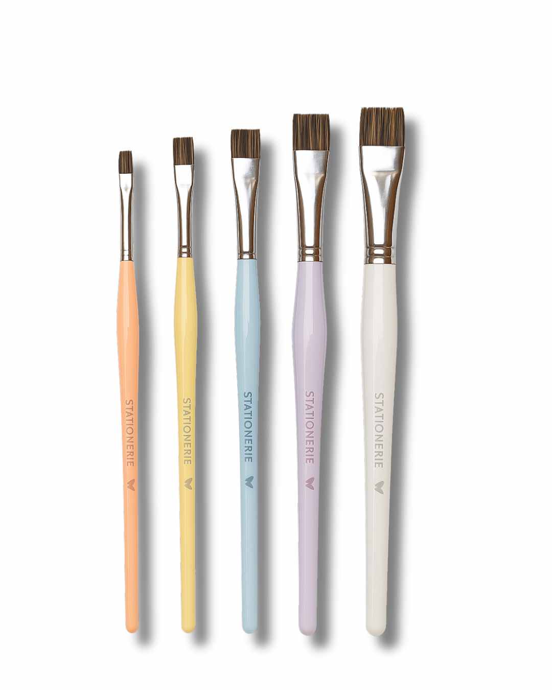 Stationerie Blender Short Flat Set of 5 Kolinsky