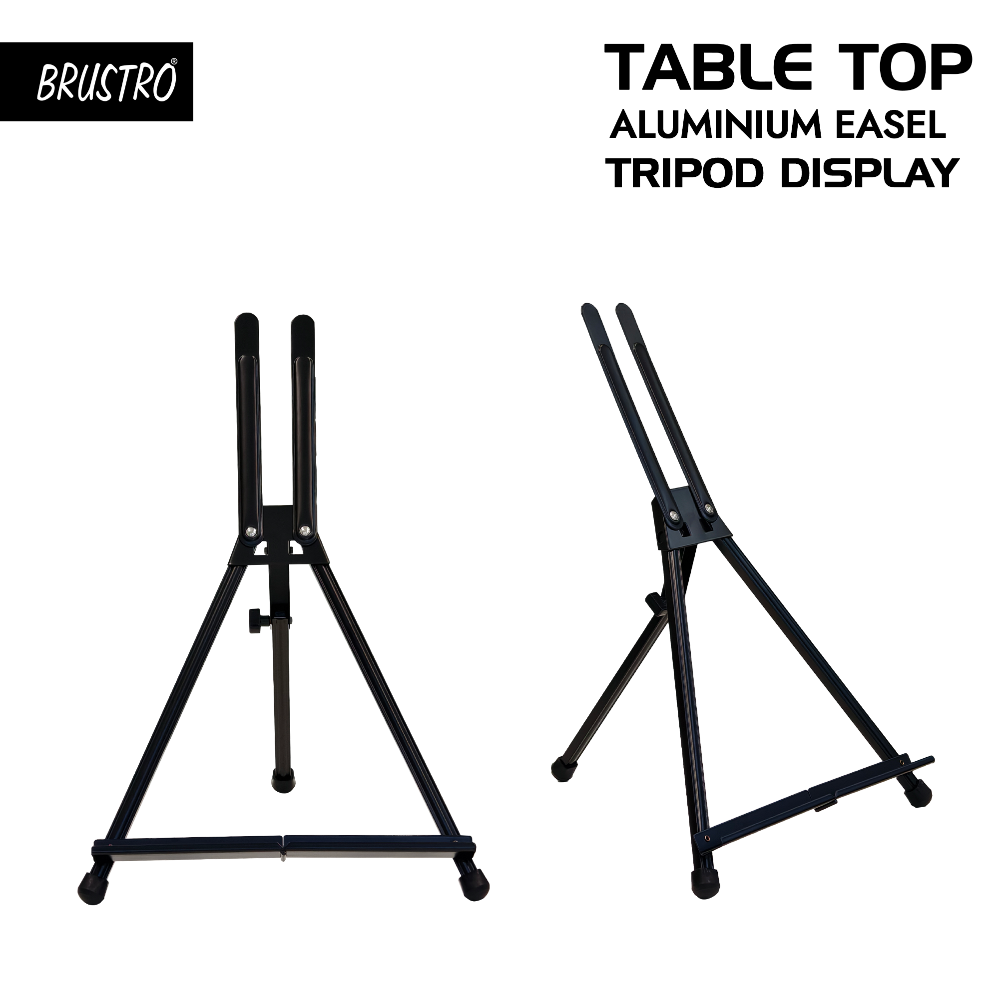 Brustro Aluminum Tabletop Double-Arm Easel – 24 Inch