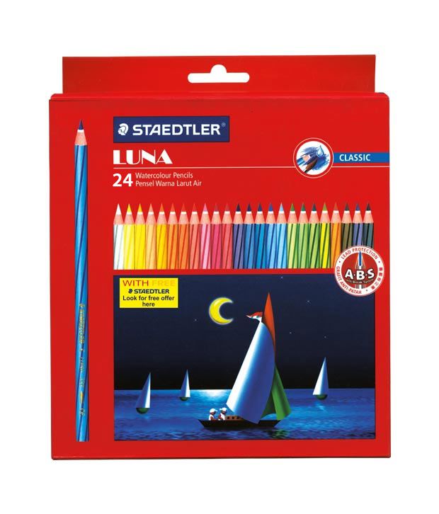 Staedtler Luna Water Colour Pencil   Pack of 24
