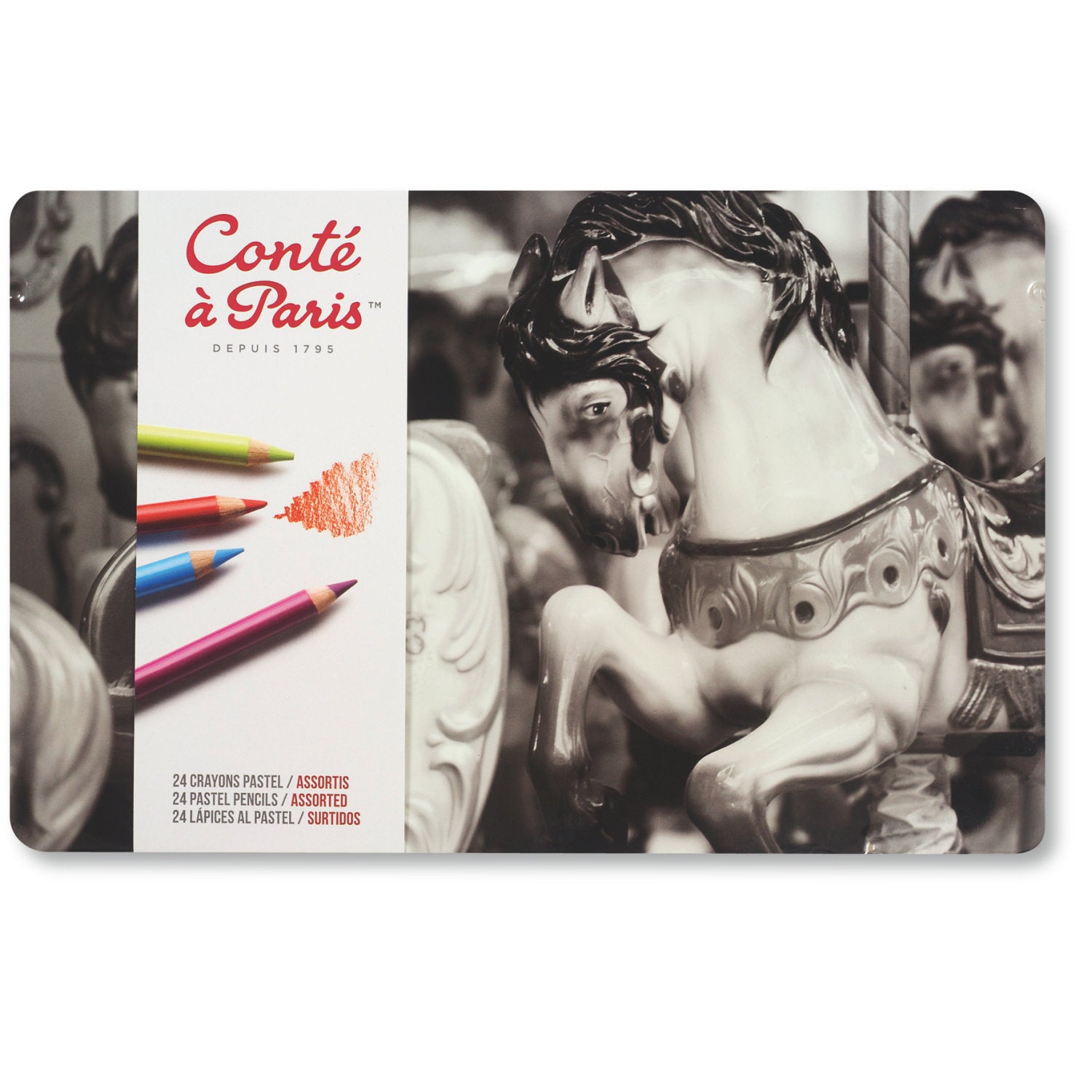 Conté à Paris Pastel Pencils Assorted Set of 48