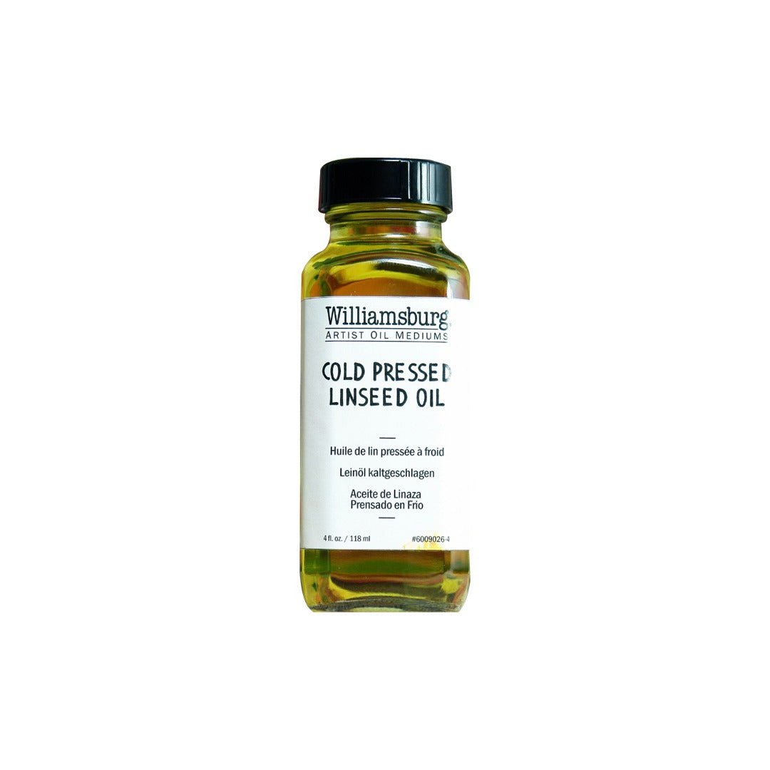 Williamsburg Cold Pressed Linseed Oil-118ml