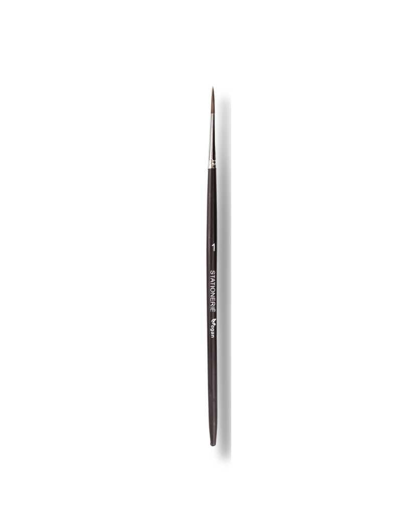 Stationerie Round Brush Single 1 Velour Mix Media