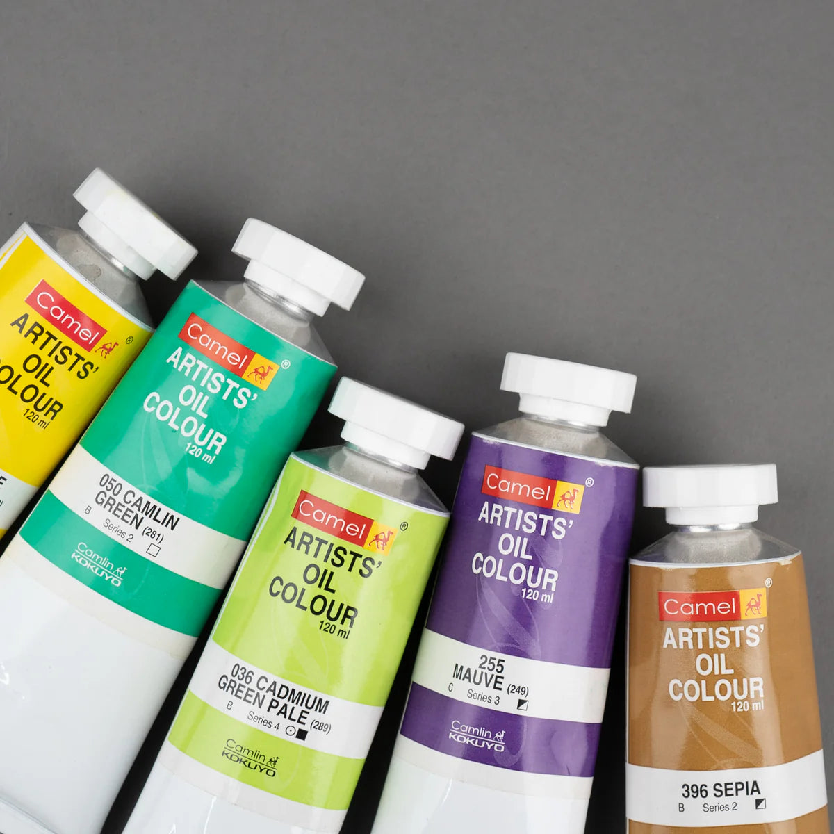 Camel Artist Oil Colours (individual tube of 120ml)