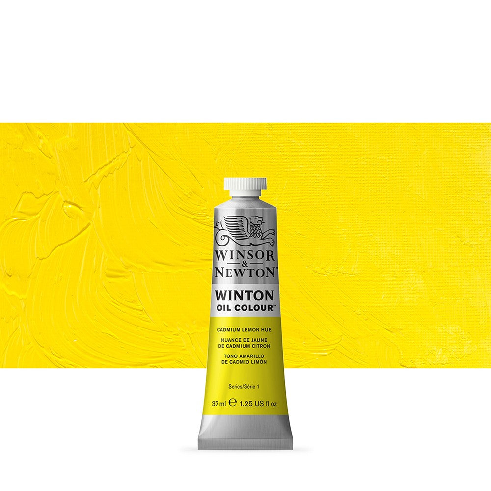 WINSOR & NEWTON : WINTON : OIL PAINT : 37ML : CADMIUM YELLOW HUE