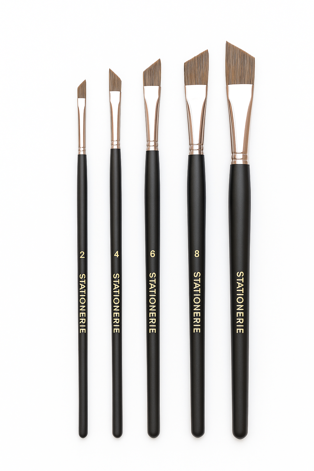 Stationerie Angular Set Of 5 Velour Mix Media