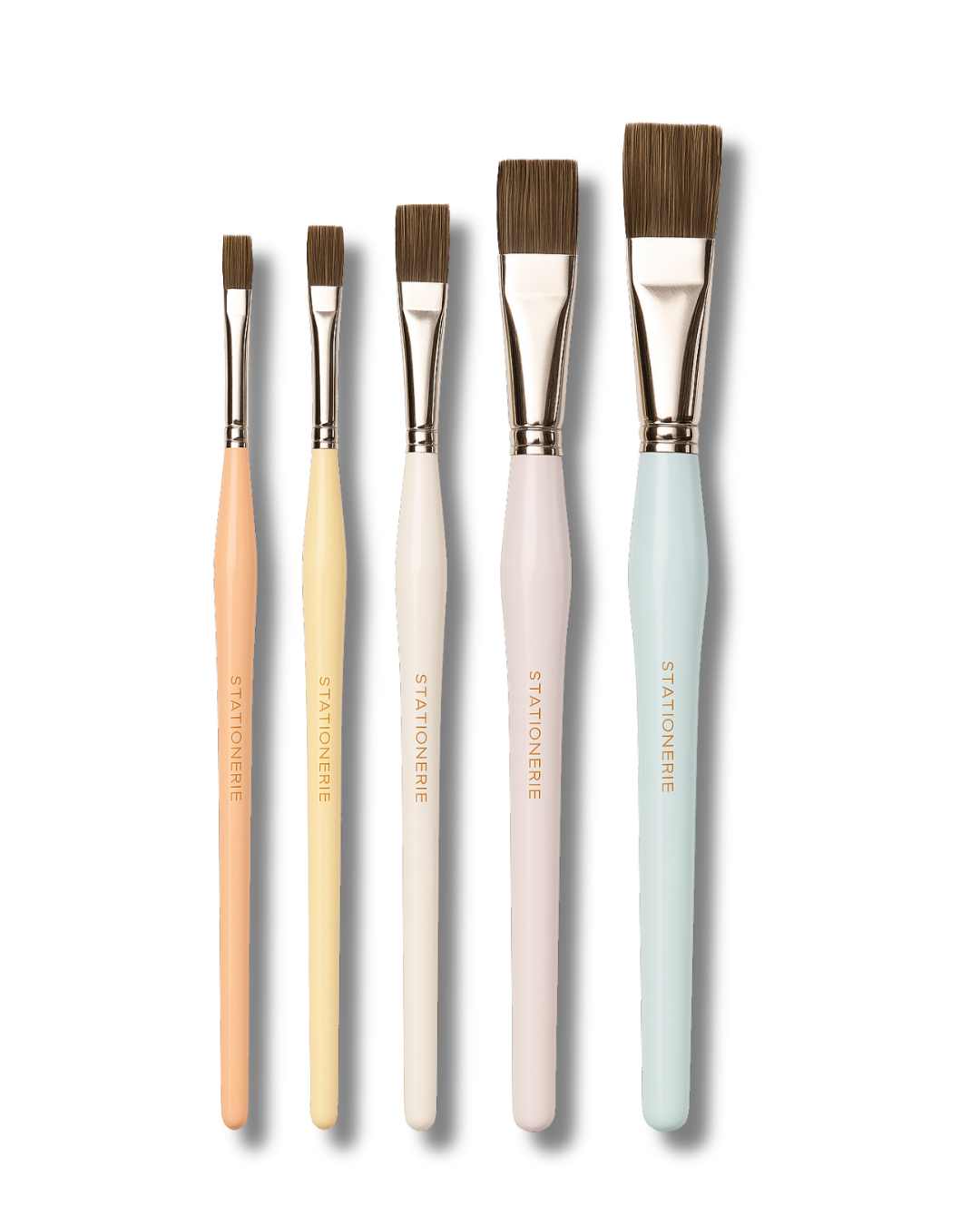 Stationerie Flat Set of 5 Candy Kolinsky